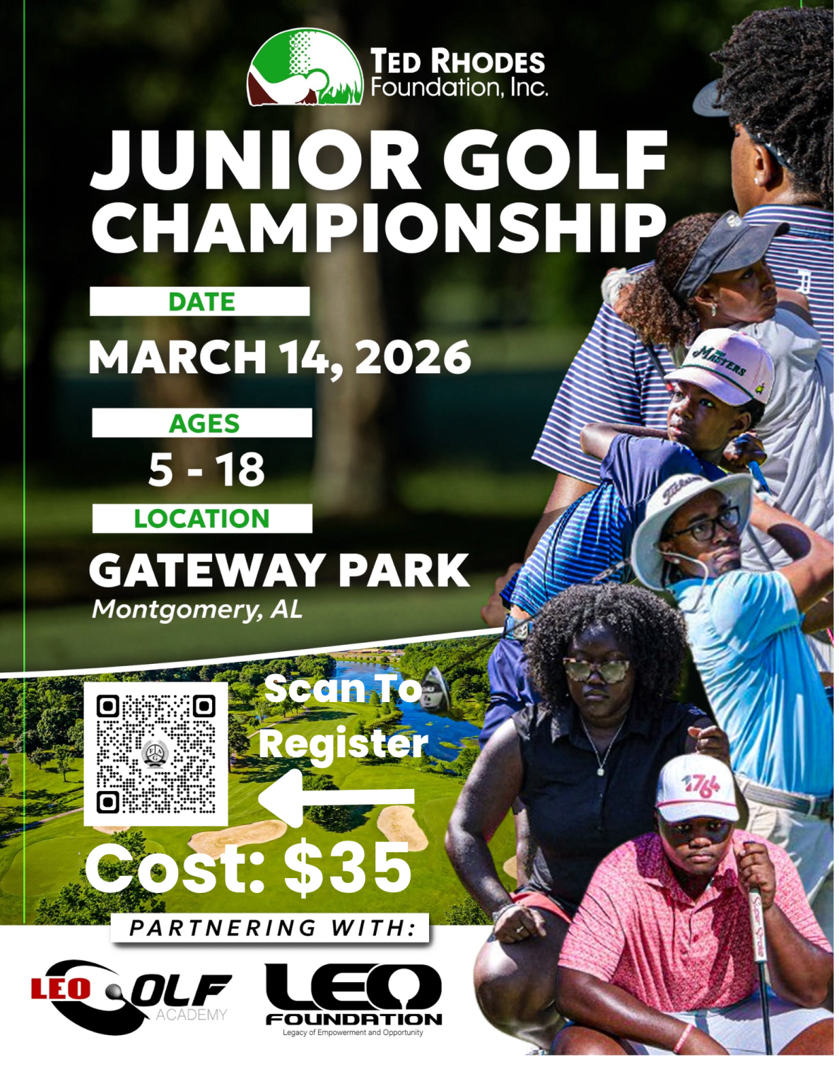 Ted Rhodes In Color 2026 TED RHODES JUNIOR GOLF CHAMPIONSHIP - MONTGOMERY, AL - Ted Rhodes ...